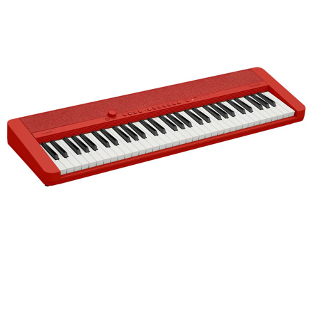 Casio Casiotone CT S1 61 Key Piano Style Portable Keyboard Red CT S1RD
