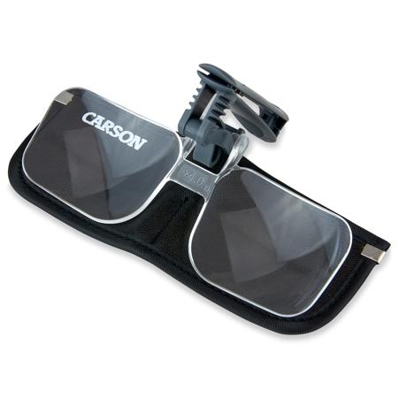 Carson VM-12 2x Clip-On VisorMag Flip-Up Magnifying Glass
