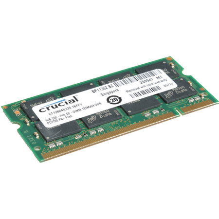 Crucial 1GB SO-DIMM Memory, PC-2700 333MHz