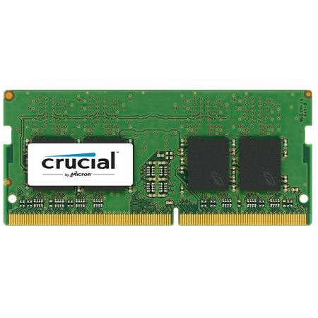 Crucial 16GB 260-Pin SODIMM DDR4 (PC4-19200) Server Memory Module, CL=17, Unbuffered, 2400 MT/S Speed, Non-ECC, 1.2V, 2048Meg x 64, Dual Rank, x8 Based