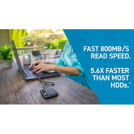 Crucial X6 2TB USB 3.1 Gen 2 Type-C Portable External SSD