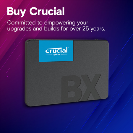 Crucial BX500 240GB 3D NAND SATA III 2.5