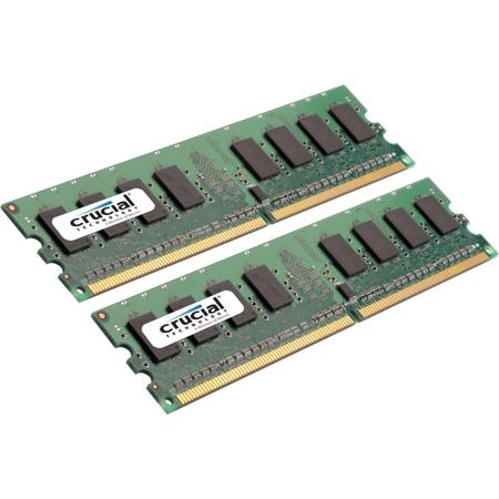 Crucial 8GB Kit (4GBx2) 240-pin DIMM Memory Module for Desktop, 667MHz