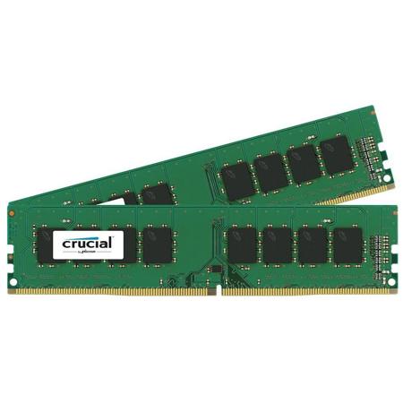 Crucial 16GB (2x 8GB) 288-Pin UDIMM DDR4 2133 MT/s Memory Module Kit