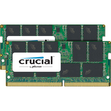 Crucial 32GB DDR4 2400 MHz SO-DIMM Memory Kit (2x 16GB)