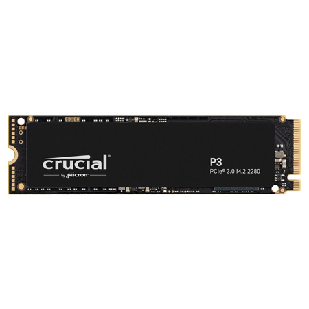 Crucial P3 2TB 3D NAND PCIe Gen3 NVMe M.2 Internal SSD, 3500MB/s Read
