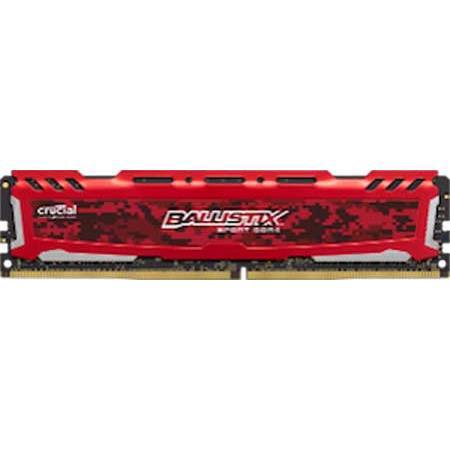 Ballistix Sport LT 4GB 288-Pin UDIMM DDR4 Module, Red