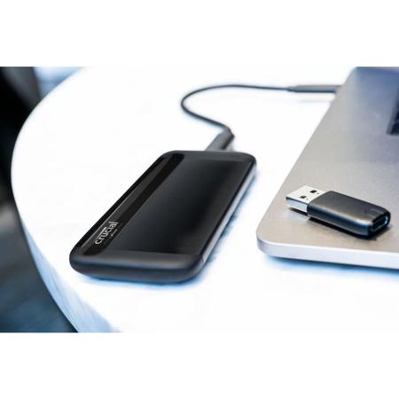 Crucial 500GB X8 External USB 3.2 Gen 2 Type-C SSD