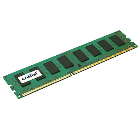 Crucial 2GB 240-Pin UDIMM DDR3 1066MT/S (PC3-8500) Desktop Memory Module