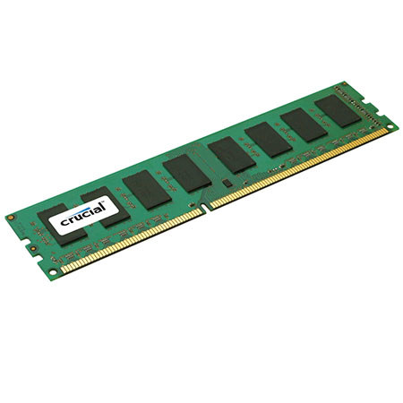 Crucial 8GB 240-pin RDIMM DDR3 1600 MT/S (PC3-12800) Server Memory Module
