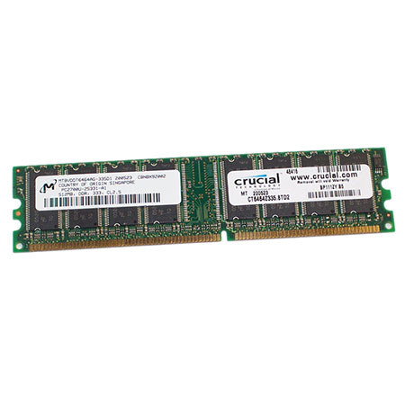 Crucial 512MB DIMM Memory for Desktop