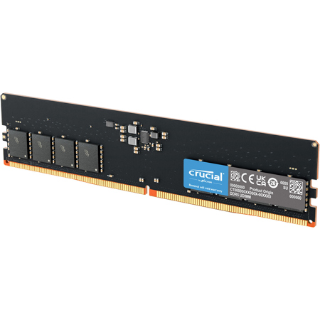 Crucial 64GB DDR5 5600MHz CL46 UDIMM Desktop Memory Module