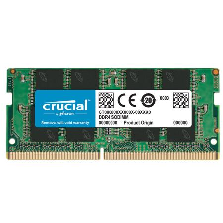 Crucial 8GB 3200 MT/s 288-Pin DDR4 SDRAM UDIMM PC4-25600 Memory Module, 1.2V