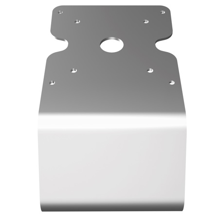 CTA Digital VESA Compatible Curved Stand & Wall Mount, Silver