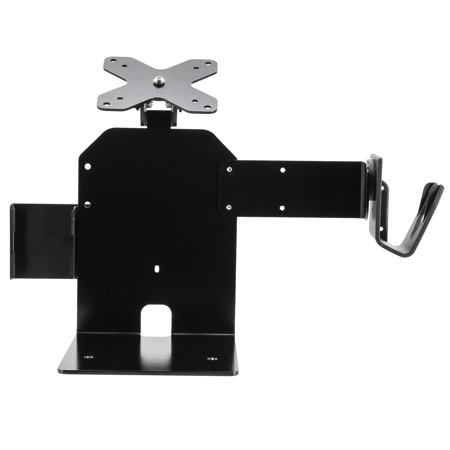 CTA Digital Single VESA Plate POS Station w/Printer Stand, Magnetic Scanner