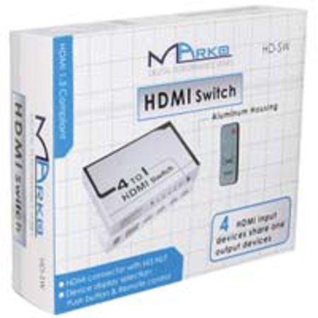 CTA HDMI-HDMI 4 Port Switcher Switch Source Input #HDSW