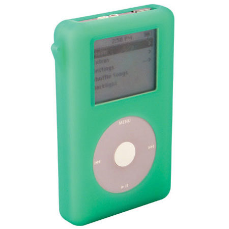 CTA Digital Green Skin Case for the 4GB to 20GB iPods.