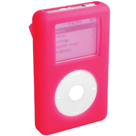 CTA Digital Pink Skin Case for the 4GB to 20GB iPods.