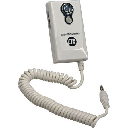 CTA Digital Wrls FM Transmitter f/iPods, MP3/CD Players