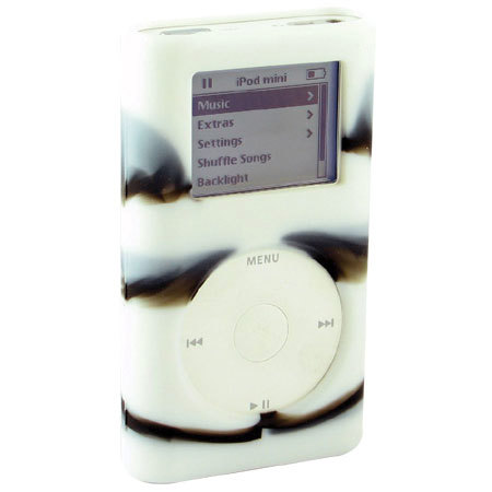 CTA Digital Skin Case for the iPod Mini, Zebra Design.