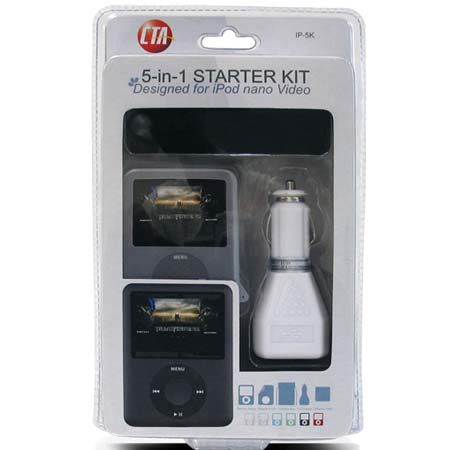 CTA Digital IPK54 5-in-1 Starter Kit for 4th iPod Nano