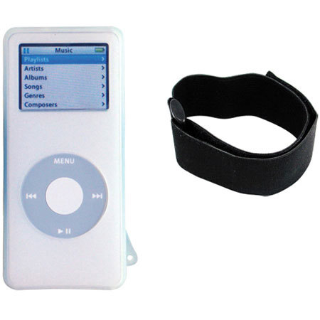 CTA Digital Clear Skin Case for the iPod Nano with Armband #IPHNAC