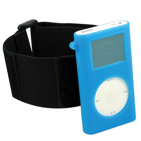 CTA Digital Blue Skin Case for iPod Mini
