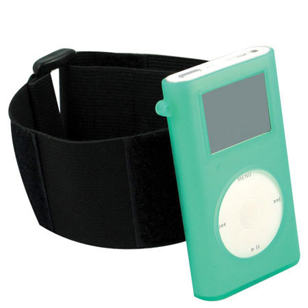 CTA Digital Green Skin Case for iPod Mini