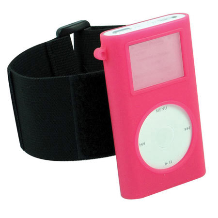 CTA Digital Pink Skin Case for iPod Mini