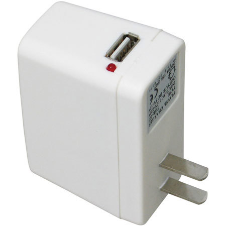 CTA Digital Travel Charger for the iPod Shuffle.