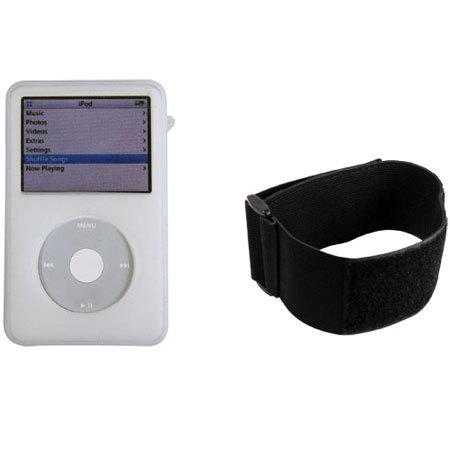 CTA Digital Clear Skin Case with Armband for the iPod Video #IPHVC
