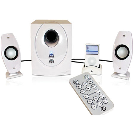 CTA Digital Sound Blast 2.1Ch Prtble Spkr w/Dig Plyr Dk