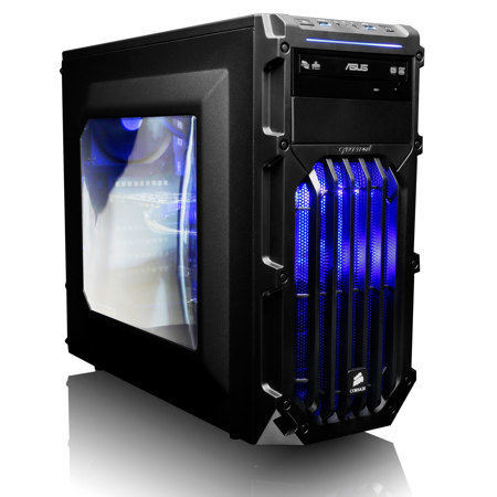 CybertronPC Palladium R7-660 Gaming Desktop, Blue