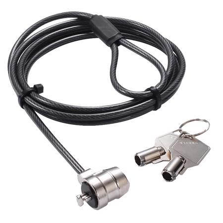 CTA Digital Twisted Steel Security Cable Lock with KA Key