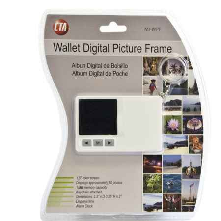CTA Digital MIWPF Wallet Size Digital Picture Frame