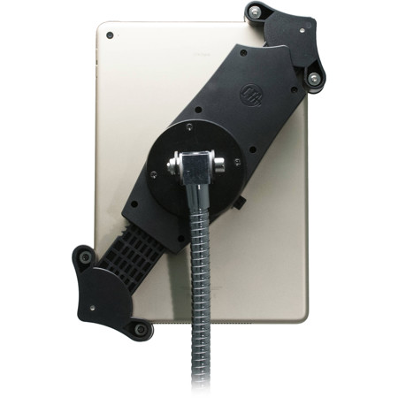 CTA Digital Dual Gooseneck Clamp Stand with Laptop & 7-13" Tablet Holders