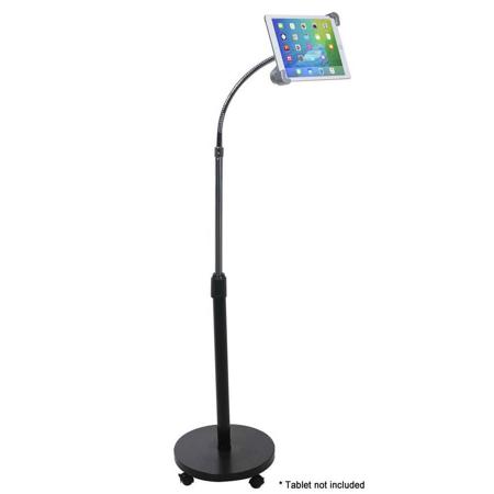 CTA Digital Security Gooseneck Floor Stand for iPad and Tablets