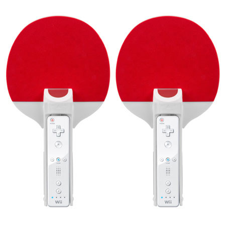 CTA Digital Set of Two Ping Pong Paddles for Wii
