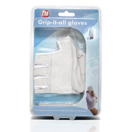 CTA Digital WISPG Skid Proof Grip-it-All Glove for Wii