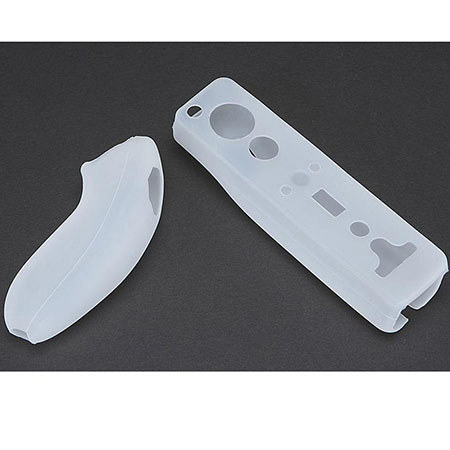 CTA Digital Clear Silicon Sleeve for the Nintendo Wii