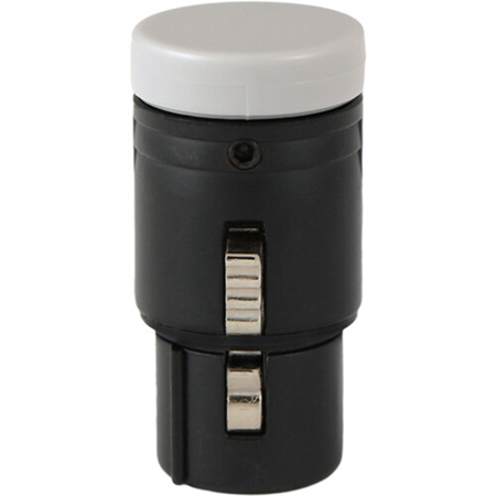 Cable Techniques Low Profile Right-Angle XLR 3-Pin Female Connector with A-Shell, Standard/Gray Cap