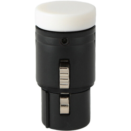 Cable Techniques LP R/A XLR 3-Pin Female Connector w/A-Shell, Standard/White Cap