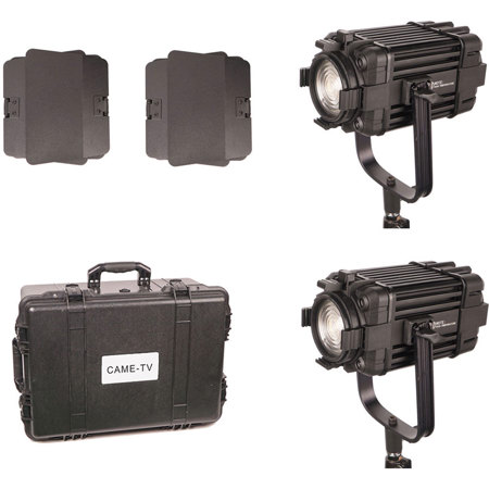Came-TV Boltzen B-60 Fresnel 60W Fanless Focusable LED Daylight 2-Light Kit