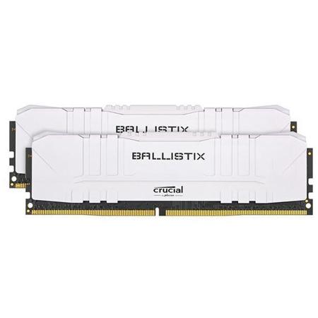 Crucial Ballistix 64GB(32GBx2) DDR4 3200 MT/s UDIMM Memory Kit, White