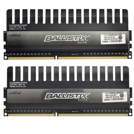 Crucial 16GB (2 x 8GB) Ballistix Elite Series Memory Module Kit