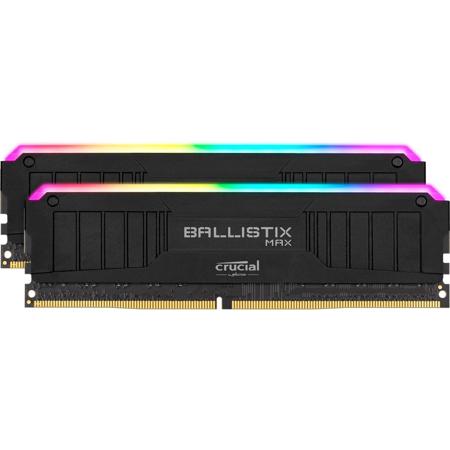 Crucial Ballistix MAX RGB 32GB (16GBx2) DDR4 4000 MT/s Memory, Black