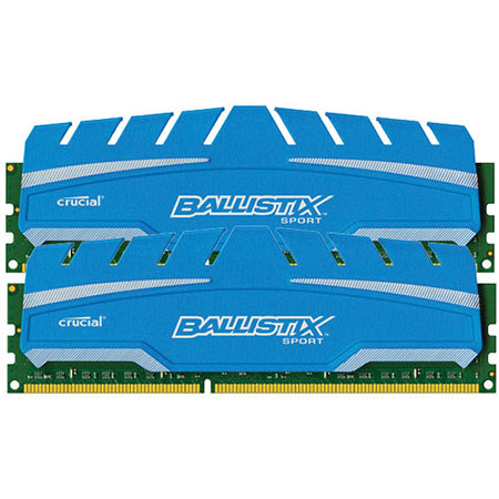 Ballistix Sport XT 16GB (2x 8GB) DDR3 Memory Module Kit