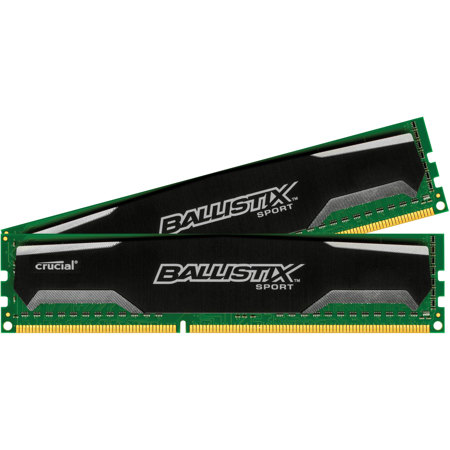 Ballistix 16GB (2x8GB) Sport Ser. 240-Pin DIMM DDR3 PC3-12800 Memory Module Kit