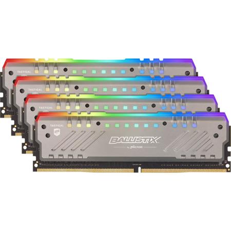 Ballistix Crucial Tactical Tracer RGB 32GB Memory Kit (4x8GB)