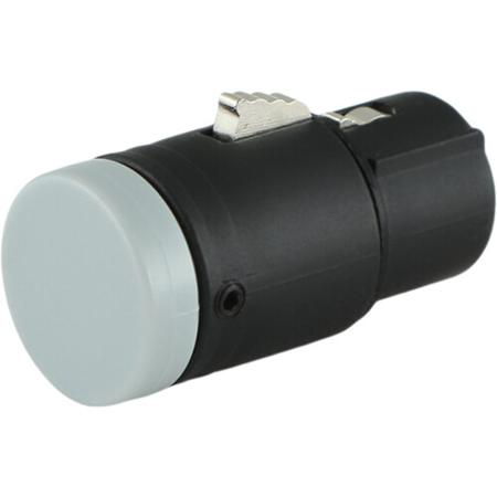 Cable Techniques R/A XLR 3-Pin Female Connector with B-Shell, Standard/Gray Cap